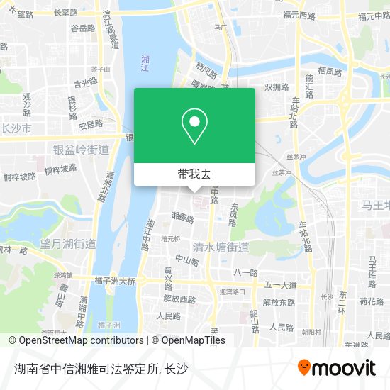 湖南省中信湘雅司法鉴定所地图