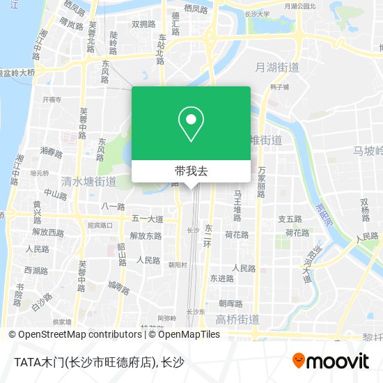 TATA木门(长沙市旺德府店)地图