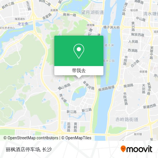 丽枫酒店停车场地图