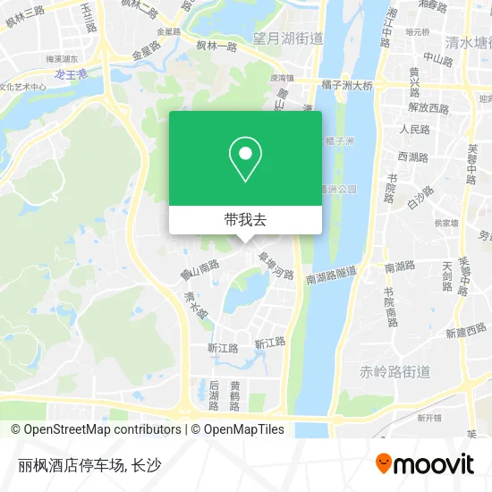 丽枫酒店停车场地图
