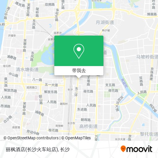 丽枫酒店(长沙火车站店)地图
