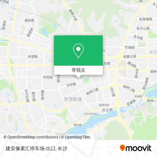建安像素汇停车场-出口地图