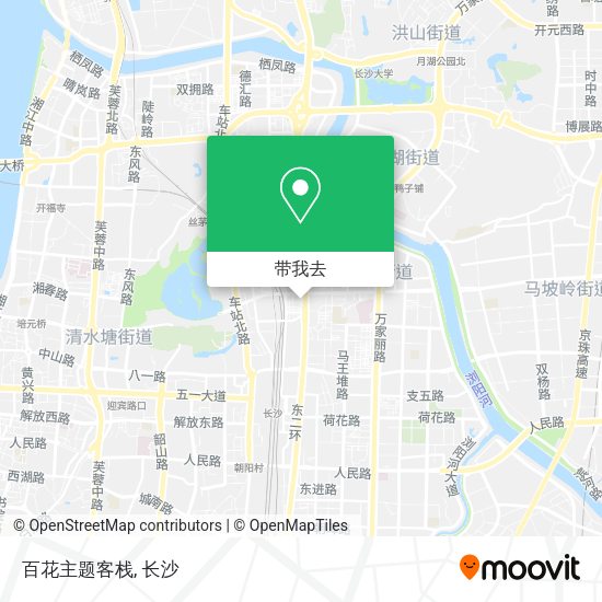 百花主题客栈地图