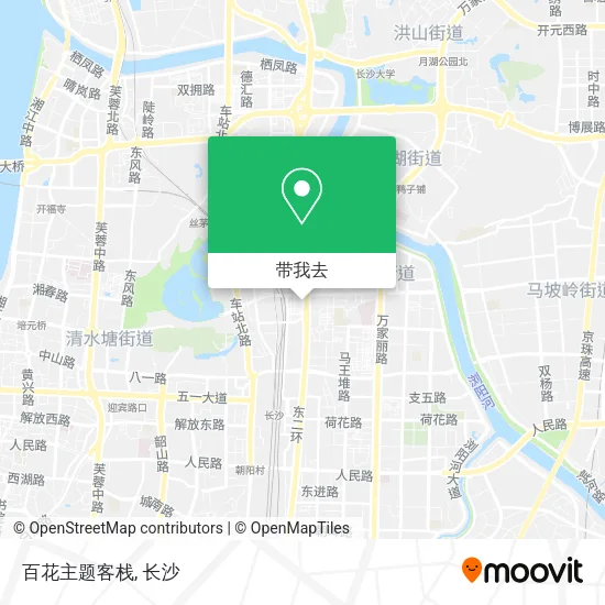 百花主题客栈地图