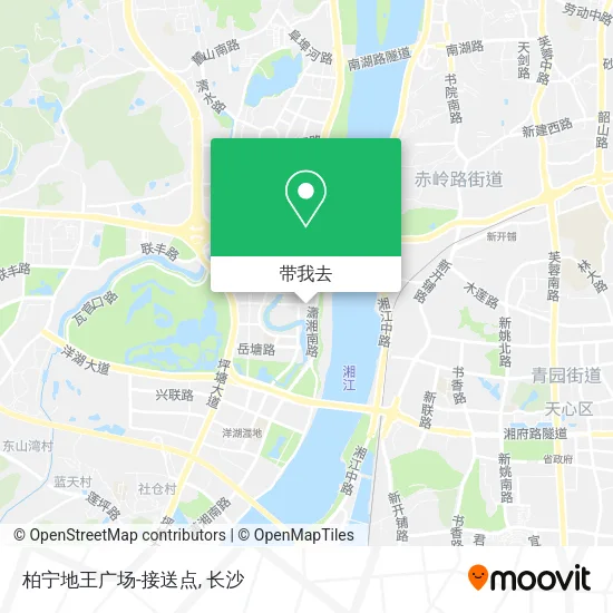 柏宁地王广场-接送点地图