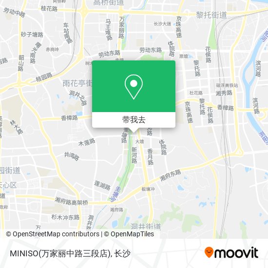 MINISO(万家丽中路三段店)地图