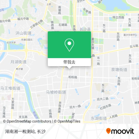 湖南湘一检测站地图
