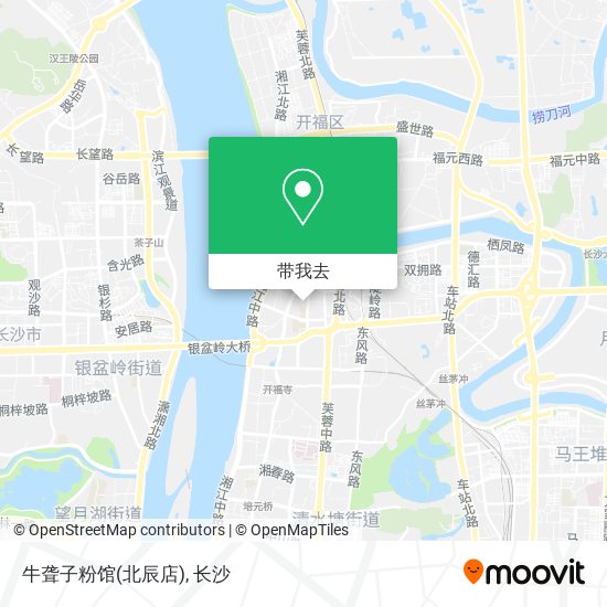 牛聋子粉馆(北辰店)地图