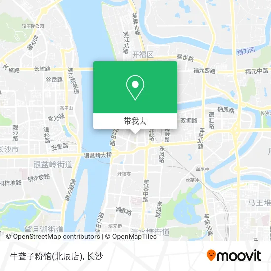 牛聋子粉馆(北辰店)地图