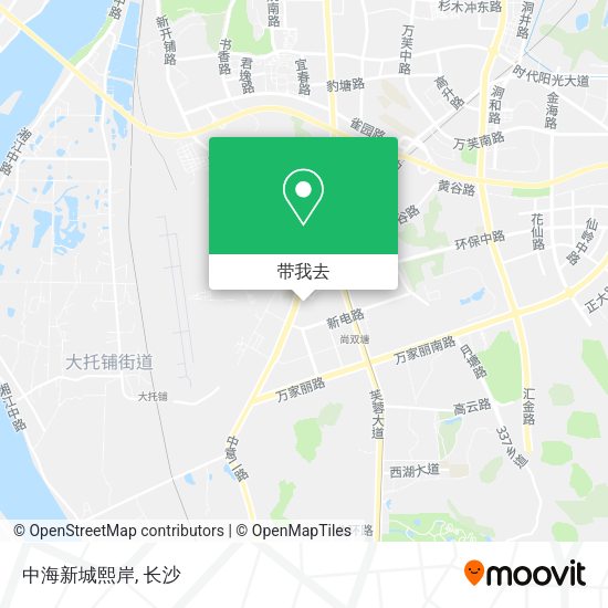 中海新城熙岸地图