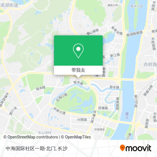 中海国际社区一期-北门地图