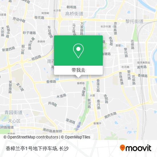香樟兰亭1号地下停车场地图