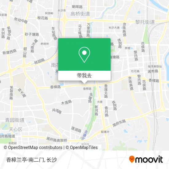 香樟兰亭-南二门地图