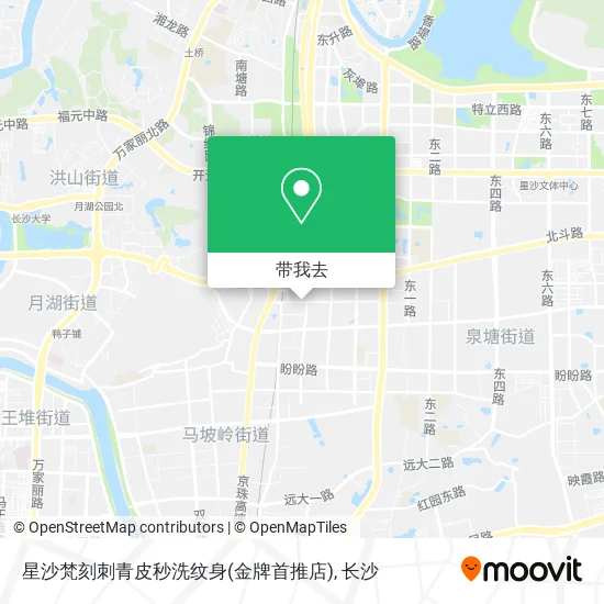 星沙梵刻刺青皮秒洗纹身(金牌首推店)地图