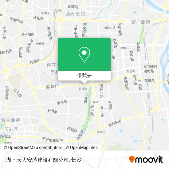 湖南天人安装建设有限公司地图
