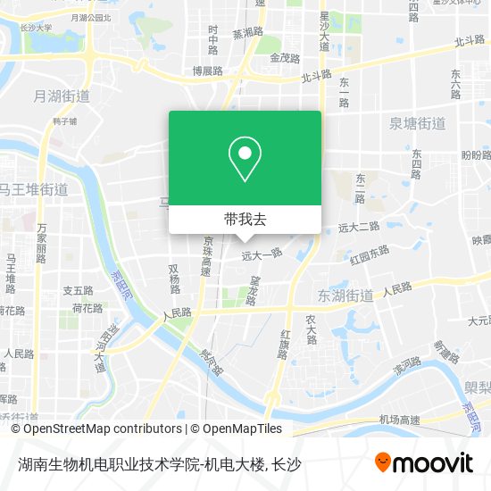 湖南生物机电职业技术学院-机电大楼地图