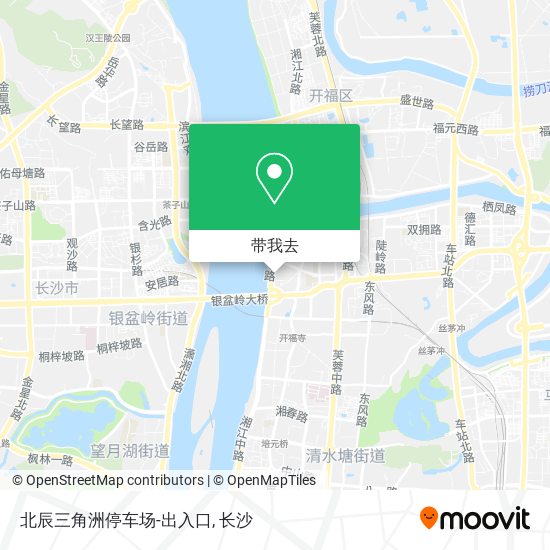 北辰三角洲停车场-出入口地图