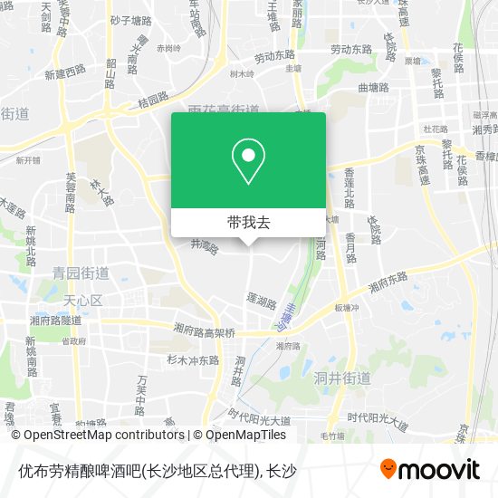 优布劳精酿啤酒吧(长沙地区总代理)地图