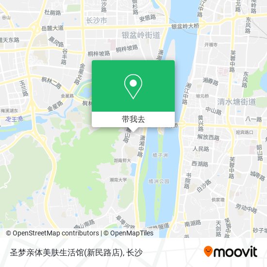 圣梦亲体美肤生活馆(新民路店)地图