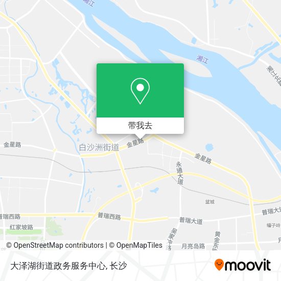 大泽湖街道政务服务中心地图