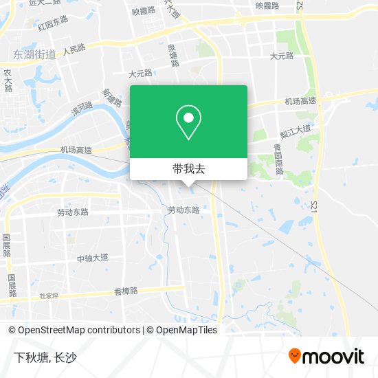 下秋塘地图
