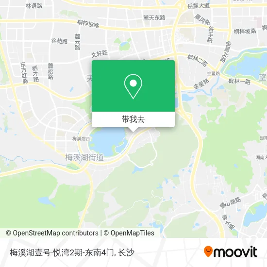 梅溪湖壹号·悦湾2期-东南4门地图