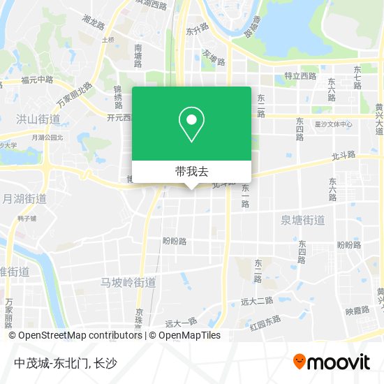 中茂城-东北门地图