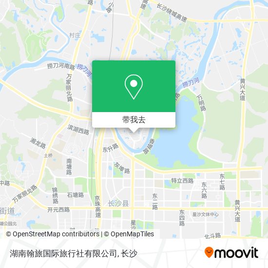 湖南翰旅国际旅行社有限公司地图