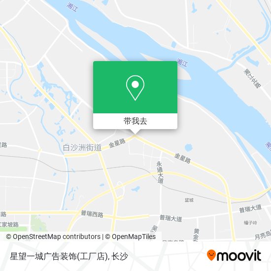 星望一城广告装饰(工厂店)地图