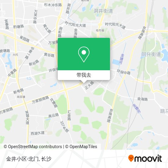 金井小区-北门地图