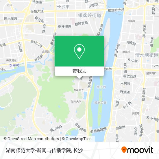 湖南师范大学-新闻与传播学院地图