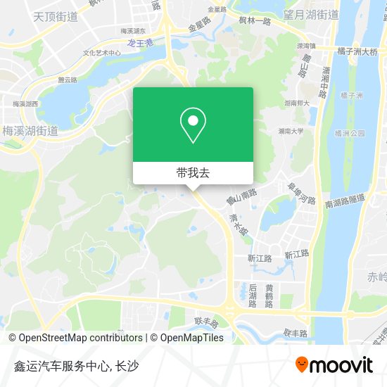 鑫运汽车服务中心地图