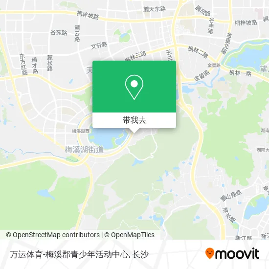 万运体育-梅溪郡青少年活动中心地图