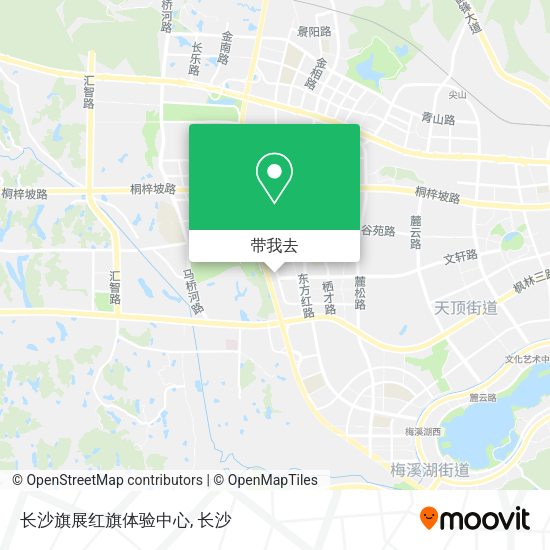 长沙旗展红旗体验中心地图