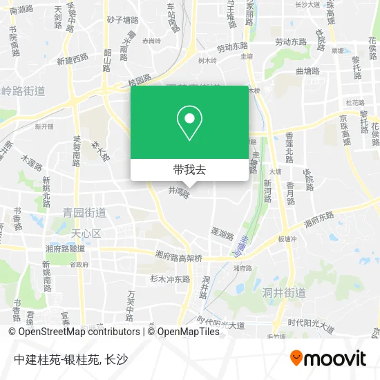 中建桂苑-银桂苑地图