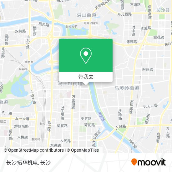 长沙拓华机电地图