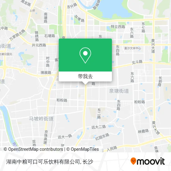 湖南中粮可口可乐饮料有限公司地图