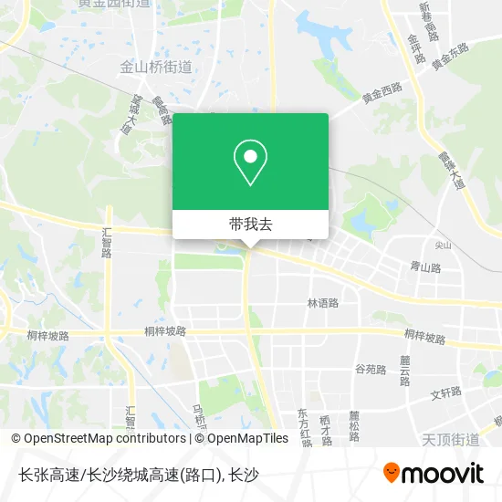 长张高速/长沙绕城高速(路口)地图