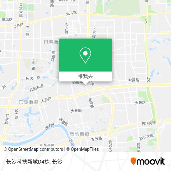 长沙科技新城D4栋地图
