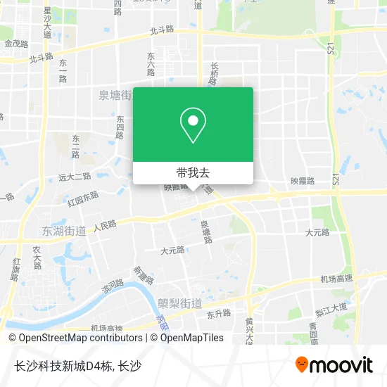 长沙科技新城D4栋地图