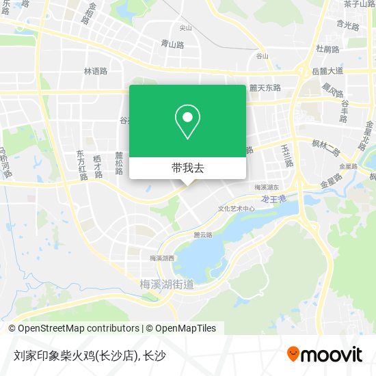 刘家印象柴火鸡(长沙店)地图