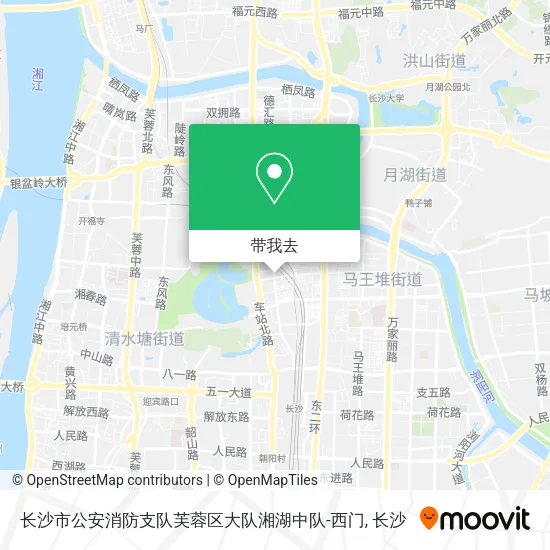 长沙市公安消防支队芙蓉区大队湘湖中队-西门地图