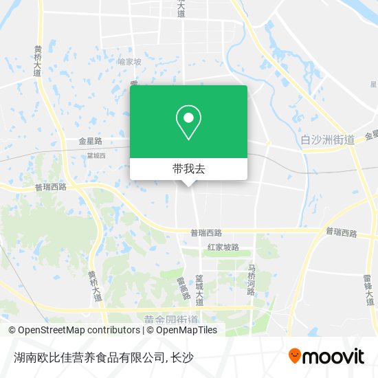 湖南欧比佳营养食品有限公司地图