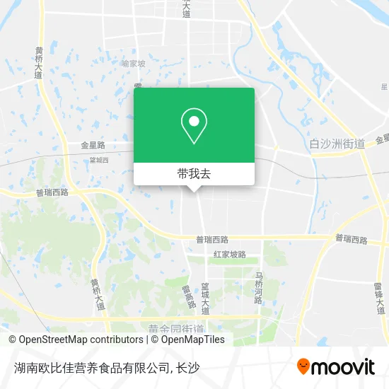 湖南欧比佳营养食品有限公司地图