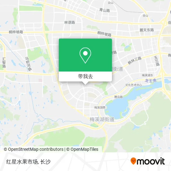 红星水果市场地图