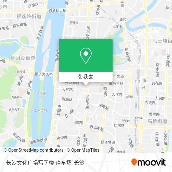 长沙文化广场写字楼-停车场地图