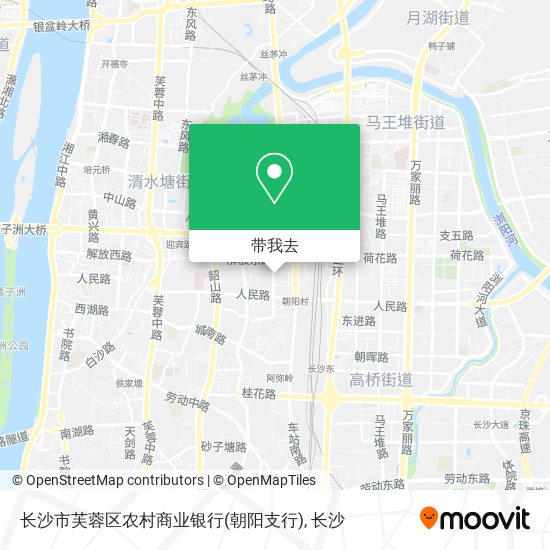 长沙市芙蓉区农村商业银行(朝阳支行)地图
