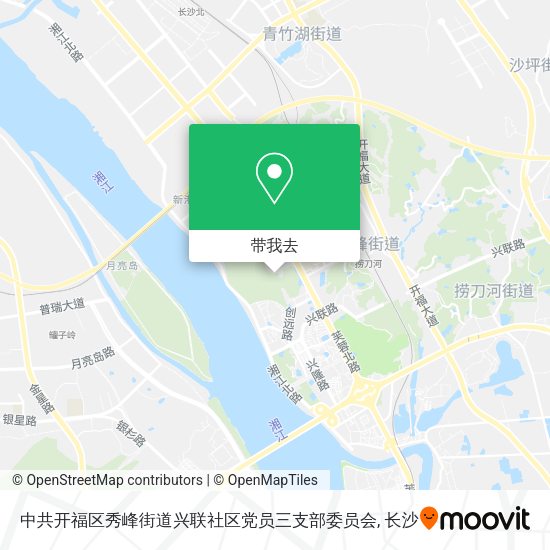 中共开福区秀峰街道兴联社区党员三支部委员会地图