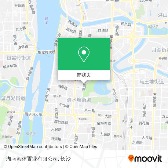湖南湘体置业有限公司地图