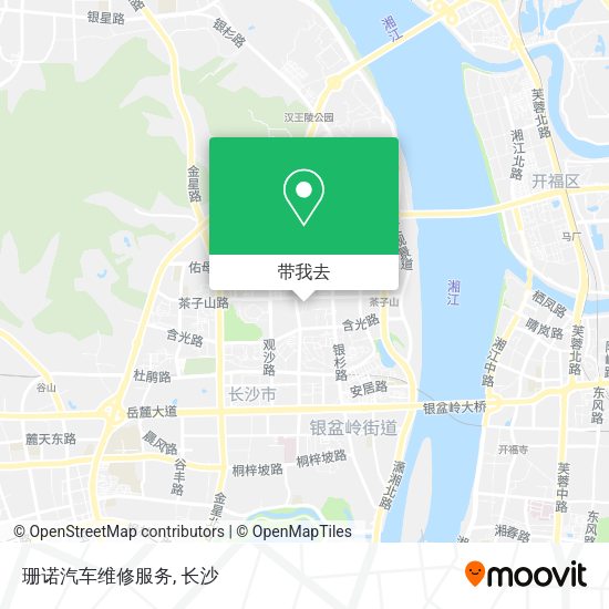 珊诺汽车维修服务地图